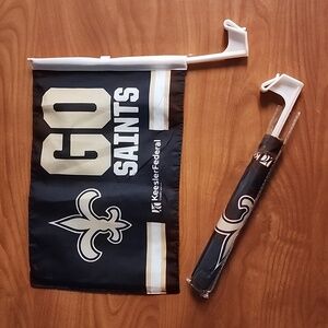 Set Saints Car Flags
